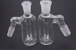 HOT Ashcatchers ash catcher bongs 14mm female glass ash catcher Clear Bubbler 18mm female Ashcatcher with 45 degree for bongs water pipes
