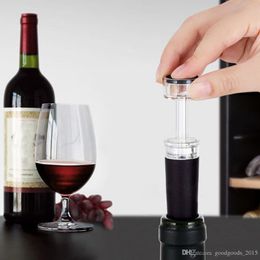 Newest Design Red Wine Champagne Bottle Preserver Air Pump Stopper Vacuum Sealed Saver b883