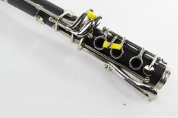 MARGEWATE MCL-200 Professional Brand Woodwind Instruments 17 Keys B Flat Clarinet For Students Silver Plated Button With Case Free Shipping