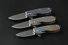 Top Qualität Mini Kleine EDC Taschenmesser D2 Fleck Klinge TC4 Titanlegierung Griff Halskette Kette Messer Geschenk Messer
