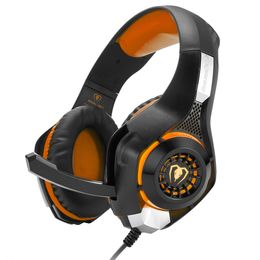 Beexcellent Gaming Headset GM-1 with Microphone for New Xbox 1 PS4 PC Cellphone Laptops Computer Sound Noise Reduction Game Earphone