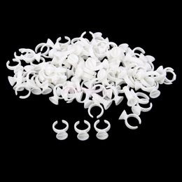 100Pcs New Arrival Disposable Glue Holder Ring Pallet for Eyelash Extension Tattoo Pigment Wholesale