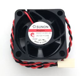 New Original Sunon HA40201V4-000C-999 DC12V 0.6W 0.05A 40x40x20MM 2Lines Mute Cooling fan