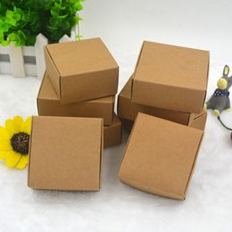 10 Size Carton Kraft Paper candy Box small cardboard paper packaging box,Craft Gift Handmade Soap Packaging box LZ1768