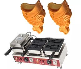 Electric Korean Style Fishtail Ice Cream Taiyaki Machine Food Processing Equipment Waffle Makers