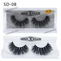 3D Mink False Eyelash Makeup Extensions New Black Eyelashes Makeup and Good Quality DHL Free Ship