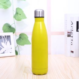 350ml Sports Water Bottle Cycling Camping Sports Stainless Steel Double Wall Vacuum vaso Insulation bottles Keep Warmer Flasks