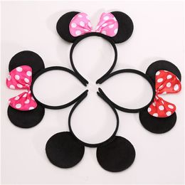 Baby Girls Hair Bows 2018 Newest Colourful Hair Accessories Mouse Ears Children's Hairband Cute Halloween Christmas Cosplay Hair Clips Sticks