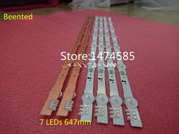 Freeshipping 100%New Full LED backlight strips Array for samsung 32 inch TV ue32j5500ak UE32J5500 D4GE-320DC1-R2 4 PCS*7LEDS 647mm