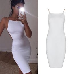 all white tight fitted dresses