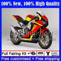 Injection Body+Tank For HONDA CBR 1000 RR Yellow red CBR1000RR 17 18 57MY7 CBR 1000RR CBR-1000RR 17 CBR1000 RR 2017 2018 Fairing Bodywork