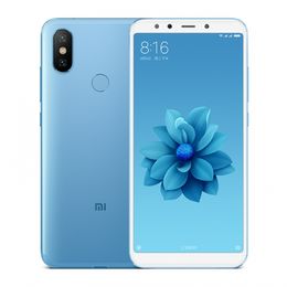 Original Xiaomi Mi 6X 4G LTE Mobile Phone 4GB RAM 32GB 64GB ROM Snapdragon 660 AIE Octa Core Android 5.99" Full Screen 20MP AI Fingerprint ID Face Smart Cell Phone