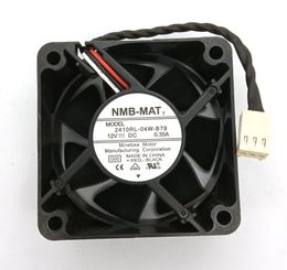 Original NMB 2410RL-04W-B79 12V 0.35A 6cm 6025 dual ball bearing Alarm Signal cooling fan