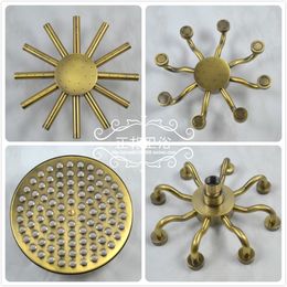 All copper green bronze shower top spray 8-inch shower heads fitting a variety of styles Free Shipping