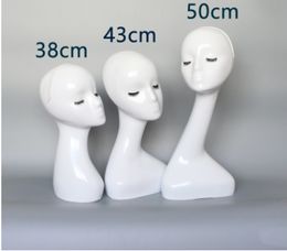 Free Shipping!!Best Hot Sale Wig Head Manikin White Color Head Mannequin On Sale