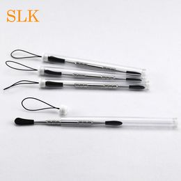 With soft round silicone tips gold silver 120 mm length titanium dabber e cig wax vaporizer Siliclab factory j-01