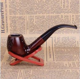 Engraved resin, wood and wood pipes can be cleaned, filtered, bent, men's portable hammer pipes.