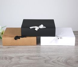 31 * 25.5*8 см большой белый крафт-бумага подарочная коробка большой размер для футболки шарф для свадьбы День Рождения пользу Оптовая SN473
