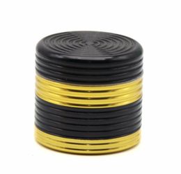 New gold black coloured aluminum alloy Cigarette Mill diameter 40mm thread four layer smoke detector