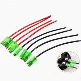 100PCS Electric Motorcycle Accessories Horn Line, Gas Speaker Terminal Line, Modified Speaker Cable, Speaker Copper Plug