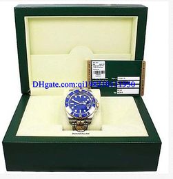 Christmas Gift Luxury mens Wristwatch original box certificate116613 18K Yellow Gold/Steel Blue dial Ceramic Watch 40mm