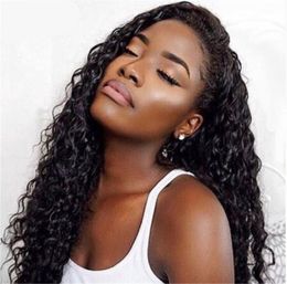 Afro Kinky Bouclés Perruque Full Bangs Perruque Date De Mode Indien Cheveux Moyen Long Bouclés Pour Les Femmes Noires Full Lace Wig