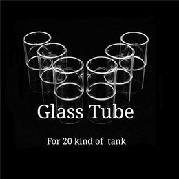 tubo libero x Sconti TFV12 TFV8 X Big Baby Glass Tube Cover Parti di Ricambio per fumare Big Baby Vape Pen 22 Plus 2ml 3.5ml Tubo di vetro DHL DHL