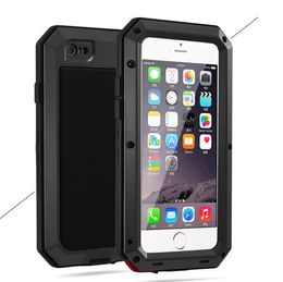 Hot Sell Luxury Doom Armour Shockproof Dropproof Rain-Waterproof Metal Case for IPhone 7/8 7s/8s with Gorilla Glass Aluminium Cover