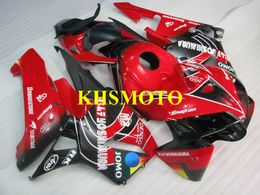 Motorcycle Fairing kit for Honda CBR600RR CBR 600RR F5 2005 2006 05 06 cbr600rr ABS Hot red black Fairings set+Gifts HQ23