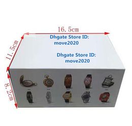 New High Quality red Boxes brand Original Watch Box Watch packing with Brochures cards TT box