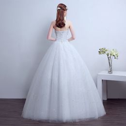Custom Made Plus Size Full Flowers Tulle Wedding Dress 2018 Vestido De Noiva Princess Cheap Vintage Bridal Gown Dresses