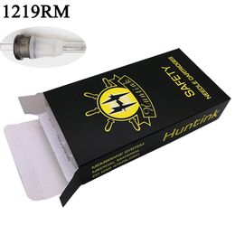 1219RM Tattoo Needle Cartridge Clear Color With Membrance Compatible With All Standard Cartridge Grips and Rotary Machines