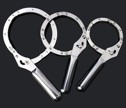 High Quality Stainless Steel Adjustable Oil Philtre Wrench Auto Tool Engine Box Spanner Oil Fuel Philtre Wrench Removal Tool Remover