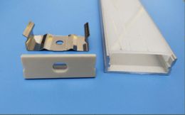 Free Shipping Aluminium profile for led rigid bar light housing with plastic pc cover