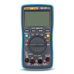 Freeshipping Portable Handheld Digital Multimeter 9999 Counts LED Backlight Large LCD Display Electrical Test Metre