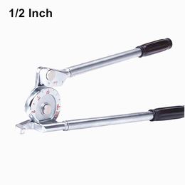1/2 inch manual hand tools metric stainless steel air condition copper pipe bender aluminium tube bend tool max bend angle 180 degree