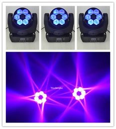 4 pieces 6*15w RGBW 4-in-1 led moving head b eye clay paky led mini beam moving head lighting