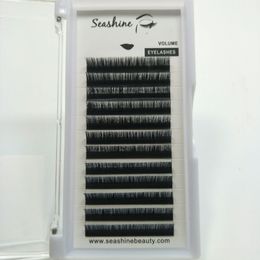 Seashine manufacturer fashionable style silk classic individual lash extensions C D L curl korean russian volume eyelashes