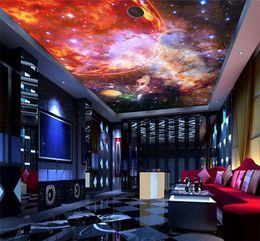 Custom Photo Wallpaper Wall Painting Galaxy Starry Sky Nebula Ceiling Zenith Mural Papel De Parede 3d Living Room Bedroom Decor