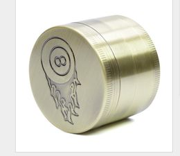 Diameter 50MM height 39MM zinc alloy four pattern cigarette lighter ancient silver bronze