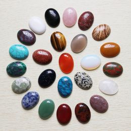 Toptan 12 adet / grup Yüksek kalite Doğal taş Oval CAB CABOCHON gözyaşı boncuk DIY Takı aksesuarları yapma 22mm x 30mm Ücretsiz kargo