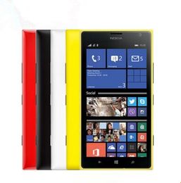 Original unlocked Nokia Lumia 1520 Windows 8 Quad Core 2GB RAM +32GB ROM 3G 4G 6 inch Free shipping Nokia Lumia 1520 refurbished phone