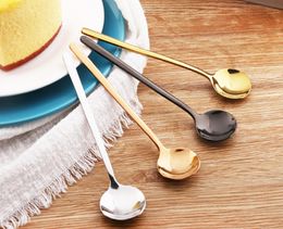 100pcs/lot Small & Large size 304 Stainless Steel Dinner Spoon Kitchen spoons Restaurant Serving Spoon Long Handle Soup Scoop