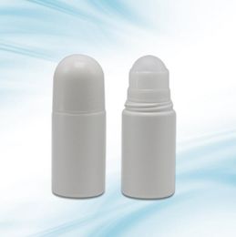 New Arrival 50ml Plastic Roll On Liquid Essential Oil Bottle, 50cc Deodorant Roll-on Container With Roller LX3189
