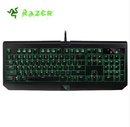 Original Razer Blackwidow Ultimate 2022Wired Gaming Keyboard Backlit Programmable Green Switches US Layout Mechanical Keyboard