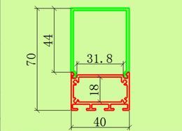 free shipping High quality LED aluminum frame channel /factory pirce square Extruded Led Aluminium Profile for led strip 50m/lot