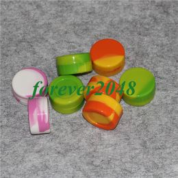 Wholesale Silicone Wax Container jar Non-stick Silicone Oil 5mL 7ml Containers Jars vaporizer penvaporizer vape FDA approved