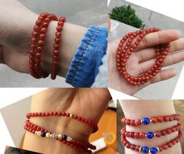 Wholesale - Liangshan Red Agate Loose Beads Natural Beads DIY Accessories Flame Red Wrap Silk Singles