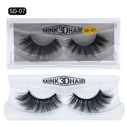 Thick Mink Hair 3D False Eyelashes Natural Long Fake Lashes Handmade 16 styles available makeup accessories for Eyes DHL YL003
