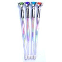 1pc DIY Cute 6 Colour Diamond Chalk Gel Pen for Kids Diary Decoration Scrapbooking Korean Stationery office marker pen